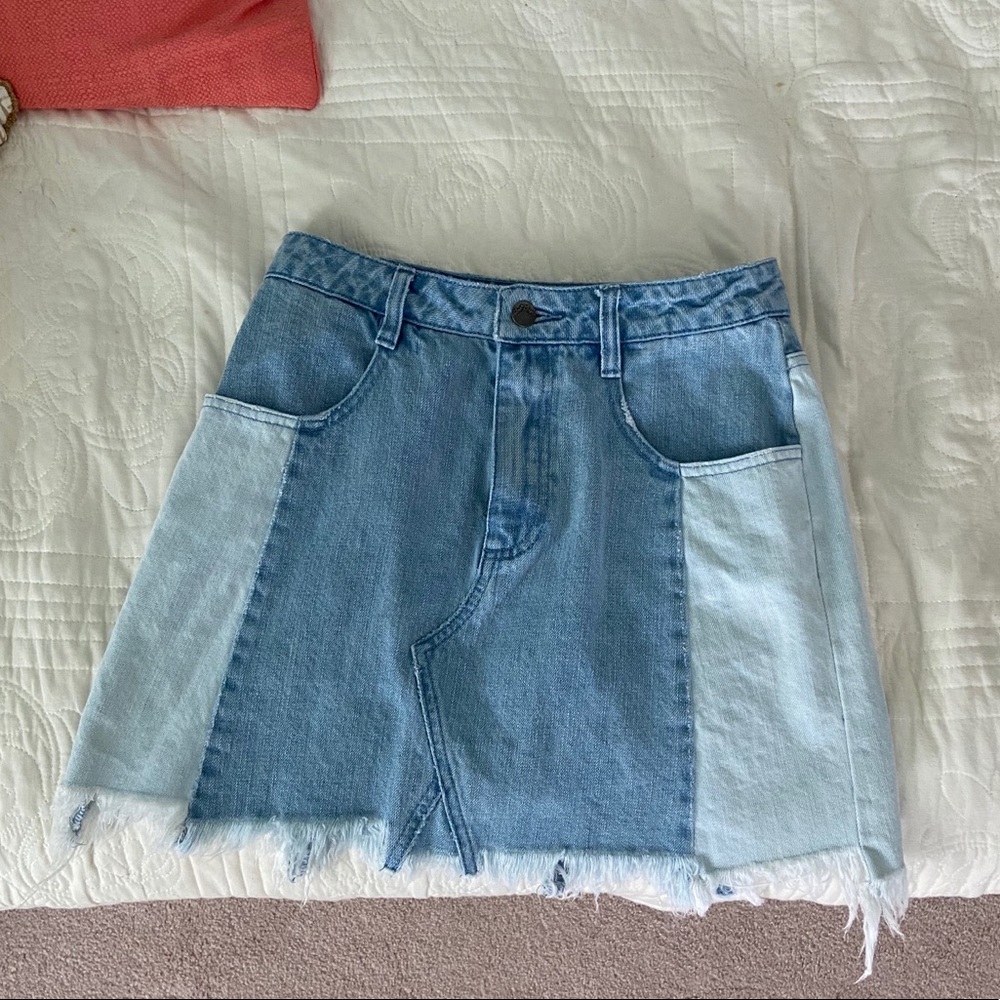 Free People Denim Skirt